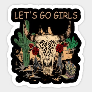 Cartoon Gifts Let's Go Girls My Favorite People Sticker